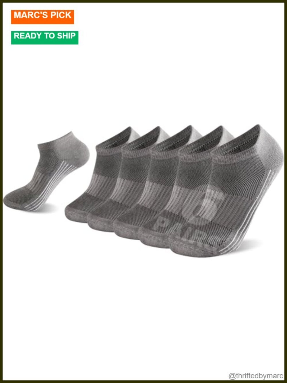 Viscose Bamboo Socks 6 Pack Cushioned Ankle Workout Hiking Golf Unisex